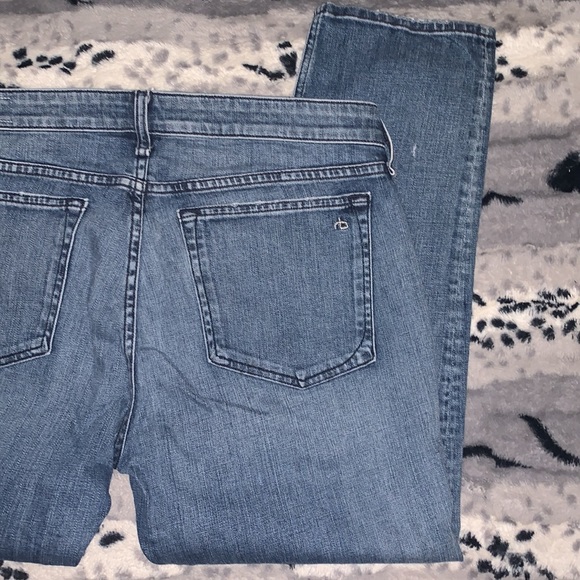 rag & bone DRE Low-Rise Slim Distressed Boyfriend Jeans — 31 - Picture 4 of 14
